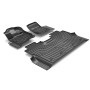 [US Warehouse] 3D TPE All Weather Car Floor Mats Liners for Ford F150 SuperCrew XLT 2015-2020 (1st & 2nd Rows)